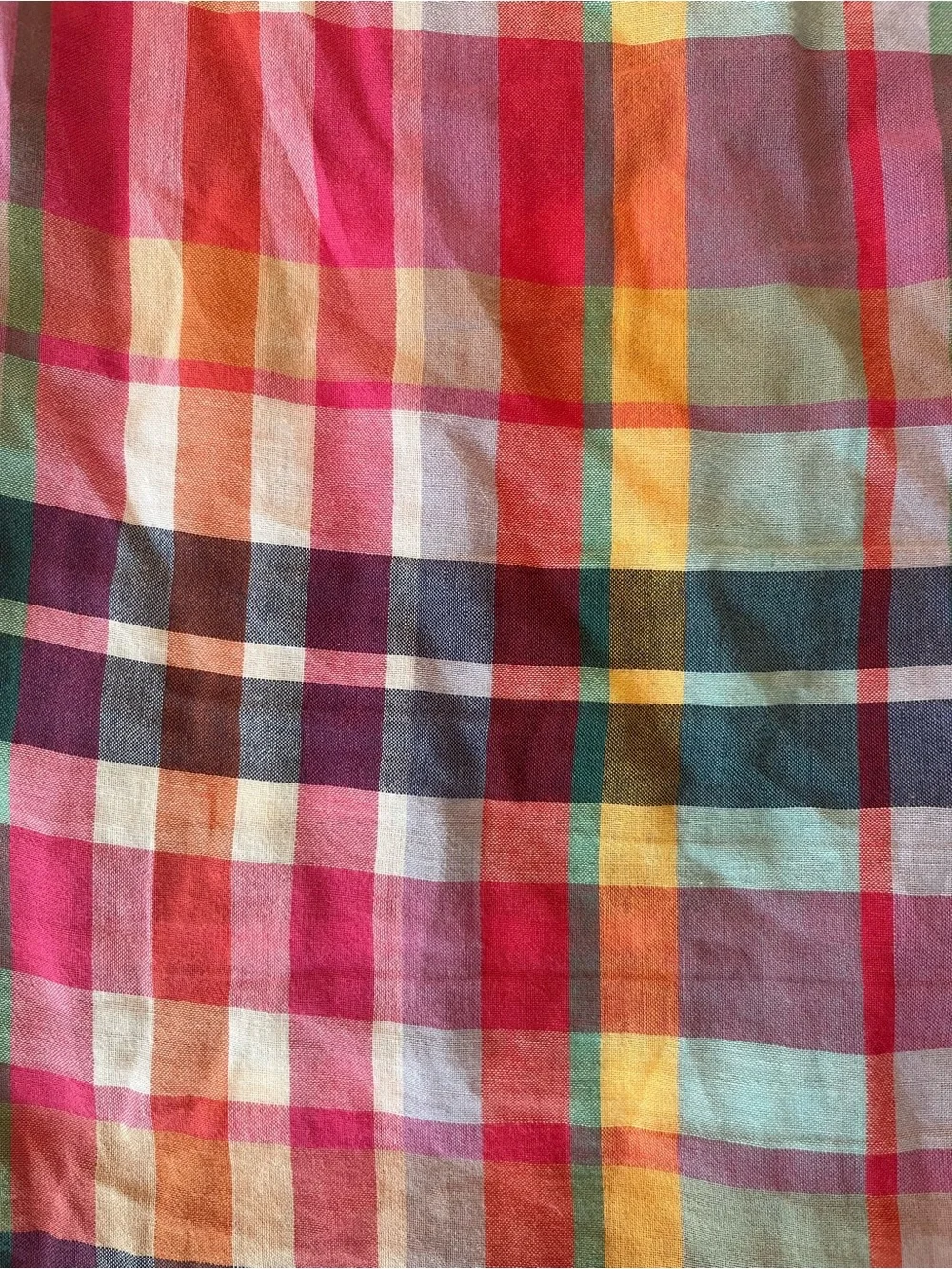 J. Crew Multicolor Plaid Button-Down Shirt